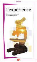 Couverture du livre « L'expérience » de Barberousse Anouk aux éditions Flammarion