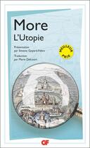 Couverture du livre « L'utopie » de Thomas More aux éditions Flammarion