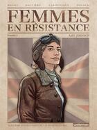 Couverture du livre « Femmes en résistance t.1 ; Amy Johnson » de Wallace Hautiere aux éditions Casterman