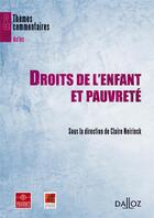 Couverture du livre « Droits de l'enfant et pauvreté » de Neirinck-C aux éditions Dalloz