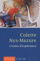 Couverture du livre « Contes d'espérance » de Colette Nys-Mazure aux éditions Lethielleux