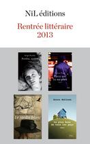 Couverture du livre « Rentrée littéraire 2013 - NiL éditions - Extraits gratuits » de  aux éditions Nil