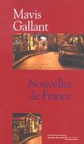 Couverture du livre « Nouvelles De Paris » de Mavis Gallant aux éditions Encre De Nuit