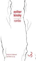 Couverture du livre « Rombo » de Esther Kinsky aux éditions Christian Bourgois