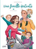 Couverture du livre « Une famille épatante t.1 ; six à la maison ! » de Sophie Ruffieux aux éditions Soleil