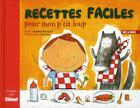 Couverture du livre « Recettes faciles pour mon p'tit loup (dès 6 mois) » de Barroux et Isabelle Nicolazzi aux éditions Glenat