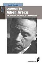 Couverture du livre « LECTURES DE JULIEN GRACQ » de Pur aux éditions Pu De Rennes