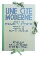 Couverture du livre « Une cité moderne » de Robert Mallet-Stevens aux éditions Editions Du Patrimoine
