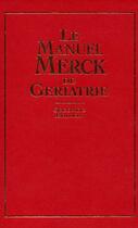 Couverture du livre « Merck geriatrie (2eme edition) » de Merck aux éditions Flammarion