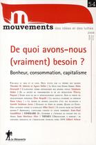 Couverture du livre « De quoi avons-nous vraiment besoin ? » de Revue Mouvements aux éditions La Decouverte
