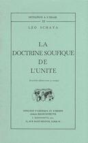 Couverture du livre « La doctrine soufique de l'unité » de Leo Schaya aux éditions Jean Maisonneuve