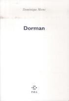 Couverture du livre « Dorman » de Dominique Meens aux éditions P.o.l