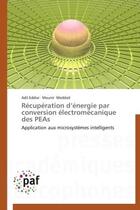 Couverture du livre « Recuperation d energie par conversion electromecanique des peas » de  aux éditions Presses Academiques Francophones