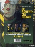 Couverture du livre « Le sourire du clown t.1 à t.3 » de Laurent Hirn et Brunschwig Luc aux éditions Futuropolis