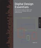 Couverture du livre « Digital design essentials: 100 ways to design better desktop, web, and mobile interfaces » de Lal aux éditions Rockport