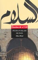 Couverture du livre « Pour un islam de paix » de  aux éditions Albin Michel