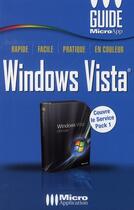 Couverture du livre « Windows Vista  SP1 » de Thierry Mille aux éditions Micro Application