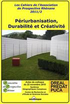 Couverture du livre « Périurbanisation, durabilité et créativité » de  aux éditions Neotheque