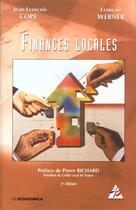 Couverture du livre « Les Finances Locales » de Jean-Francois Cope et Francois Werner aux éditions Economica