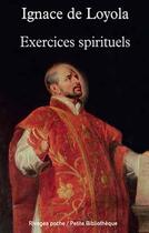Couverture du livre « Exercices spirituels » de Ignace De Loyola aux éditions Rivages