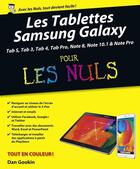 Couverture du livre « Les tablettes samsung galaxy pour les nuls » de Dan Gookin aux éditions Pour Les Nuls