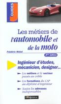 Couverture du livre « Les metiers de l'automobile et de la moto » de Frederic Melot aux éditions Studyrama