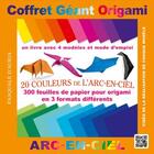 Couverture du livre « Géant origami ; 20 couleurs de l'arc-en-ciel ; coffret » de Pasquale D'Auria aux éditions Nuinui