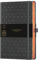 Couverture du livre « Carnet copper and gold grand format quadrille honeycomb copper » de Castelli aux éditions Castelli Milano