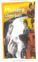 Couverture du livre « Dom juan - - edition avec dossier » de Moliere aux éditions Flammarion