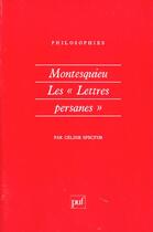 Couverture du livre « Montesquieu 