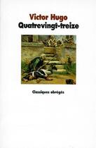 Couverture du livre « Quatrevingt-treize » de Victor Hugo aux éditions Ecole Des Loisirs