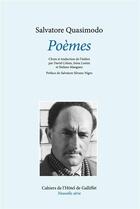 Couverture du livre « Poèmes » de Salvatore Quasimodo aux éditions Iicp