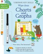 Couverture du livre « Wipe-clean - charts and graphs - key skills - age 6 to 7 » de Holly Bathie aux éditions Usborne