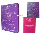 Couverture du livre « Violetta, mon journal ; COFFRET T.1 ET T.2 » de Disney aux éditions Disney Hachette