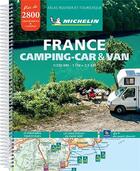 Couverture du livre « Atlas France camping car (édition 2022) » de Collectif Michelin aux éditions Michelin