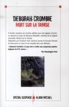 Couverture du livre « Mort sur la Tamise » de Deborah Crombie aux éditions Albin Michel
