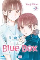Couverture du livre « Blue box Tome 2 » de Koji Miura aux éditions Delcourt