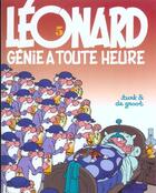 Couverture du livre « Léonard Tome 5 : génie à toute heure » de Bob De Groot et Turk aux éditions Lombard