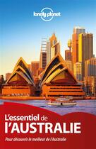 Couverture du livre « L'essentiel de l'Australie (3e édition) » de  aux éditions Lonely Planet France