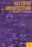 Couverture du livre « Histoire de l'architecture de l'antiquite a nos jours » de Jan Gympel aux éditions Place Des Victoires