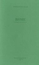 Couverture du livre « Rome » de Pierre Ricardou aux éditions Be Poles