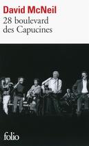 Couverture du livre « 28 boulevard des Capucines » de David Mcneil aux éditions Folio