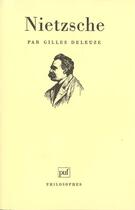 Couverture du livre « Nietzsche » de Gilles Deleuze aux éditions Puf