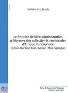 Couverture du livre « Le principe de libre administration à l'épreuve des collectivités territoriales d'Afrique francophone (Bénin, Burkina Faso, Gabon, Mali, Sénégal) » de Ladislas Nze Bekale aux éditions Publibook