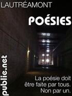 Couverture du livre « Poésies ; la poésie doit être faite par tous ; non par un » de Isidore Ducasse aux éditions Publie.net