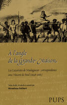 Couverture du livre « À l'angle de la grande-maison » de Nivoelisoa Galibert aux éditions Sorbonne Universite Presses