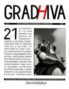 Couverture du livre « Cahier De Gradhiva N.21 » de Cahier De Gradhiva aux éditions Nouvelles Editions Jm Place