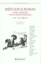 Couverture du livre « Idees Sur Le Roman » de Coulet aux éditions Larousse