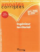 Couverture du livre « Ingenieur territorial 2012 ; concours externe, catégorie A » de  aux éditions Documentation Francaise