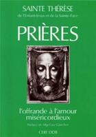 Couverture du livre « Prieres (therese de lisieux) » de Therese De Lisieux aux éditions Cerf